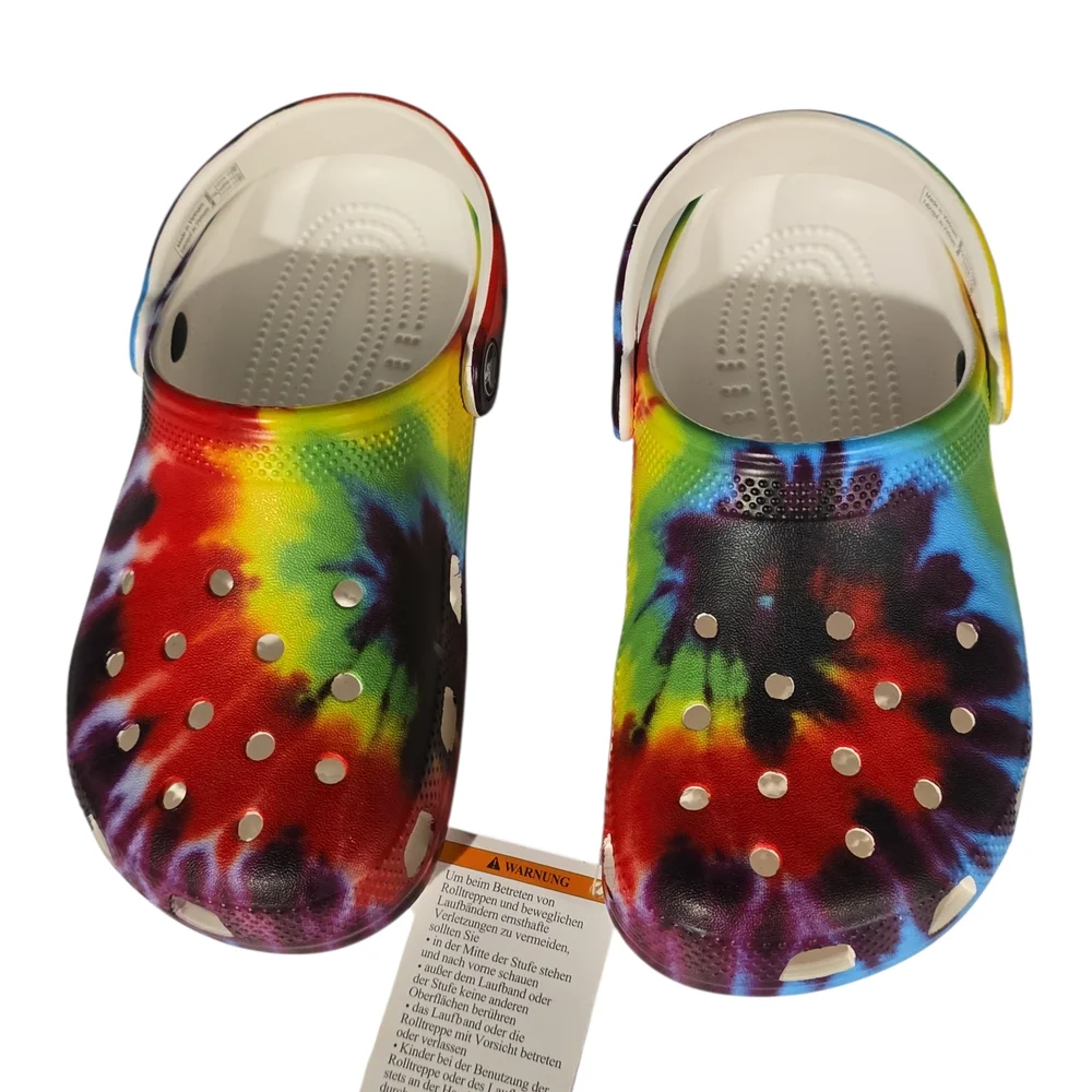 CROCS Kids Colorful Tie-Dye Water Shoes - Picture 2 of 6